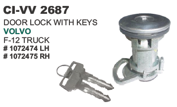 DOOR LOCK W/KEYS VOLVO F 12