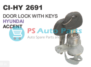 DOOR LOCK WITH KEYS HYUNDAI ACCENT