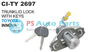 TRUNKLID LOCK WITH KEYS TOYOTA INNOVA