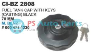 2808.png FUEL TANK CAP WITH KEYS (BLACK) BENZ TRUCK