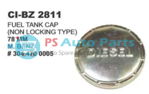 FUEL TANK CAP NON LOCKING TYPE M BENZ TRUCK 78MM (EDILIST)