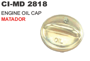 2818.png ENGINE OIL CAP BENZ TRUCK (METAL)