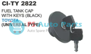 2822.png FUEL TANK CAP WITH KEYS BLACK (UNIVERSAL)
