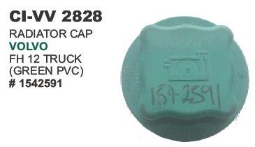 2828.png RADIATOR CAP VOLVO FH (GREEN)
