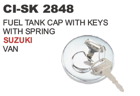 2848.png FUEL TANK CAP W/ KEYS W/ SPRING SUZUKI VAN LATEST