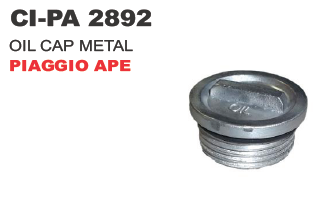 OIL CAP METAL PIAGGIO APE