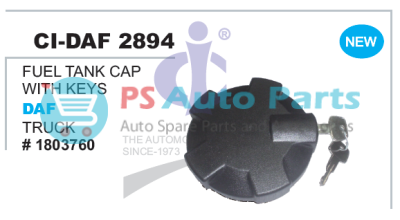 FUEL TANK CAP WITH KEYS DAF TRUCK