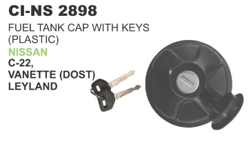 FUEL TANK CAP W/ KEYS NISSAN C 22 VANETTE