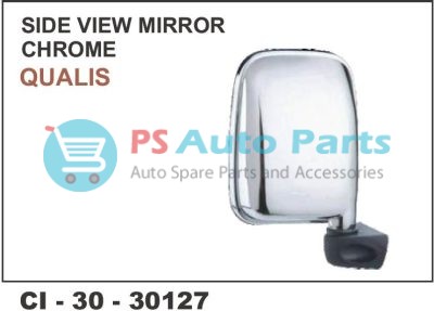 SIDE VIEW MIRRORS QUALIS CHROME