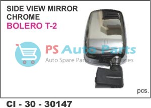 SIDE VIEW MIRRORS BOLERO CHROME