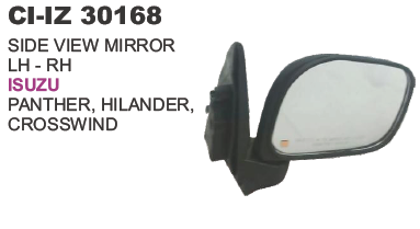 30168.png "SIDE VIEW MIRROR CHEVROLET TAVERA II ISUZU,PANTHER"