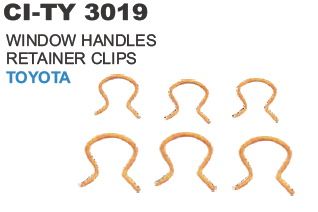 WINDOW HANDLE CLIP TOYOTA / SUZUKI