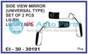 SIDE VIEW MIRROR (UNIVERSAL TYPE) SET OF 2 PCS LH-RH LUXURY BUS