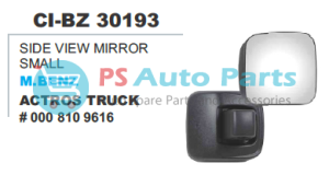 SIDE VIEW MIRROR SMALL M BENZ ACTROS TRUCK
