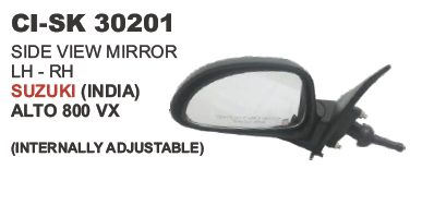 SIDE VIEW MIRROR SUZUKI ALTO 800 VX