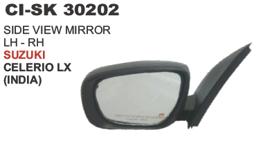 SIDE VIEW MIRROR SUZUKI CELERIO LX
