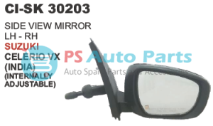SIDE VIEW MIRROR SUZUKI CELERIO VX