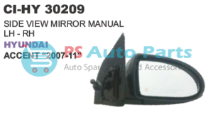 SIDE VIEW MIRROR MANUAL HYUNDAI ACCENT