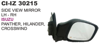 30215.png "SIDE VIEW MIRROR CHEVROLET TAVERA II ISUZU,PANTHER"