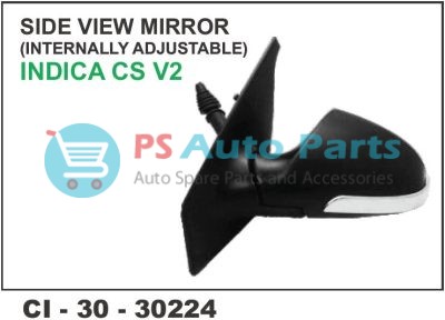 "SIDE VIEW MIRRORS INDICA CS, V2 (INTERNALLY ADJ) (TATAPASSENGER)"