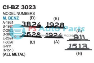 MODEL NUMBER METAL BENZ TRUCK
