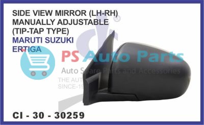 SIDE VIEW MIRROR (LH) MANUAL ADJUSTABLE TIP-TAP TYPE MARUTI SUZUKI ERTIGA