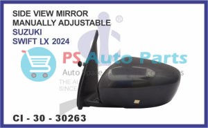 SIDE VIEW MIRROR MANUALLY ADJUSTABLE MARUTI SWIFT LX 2024