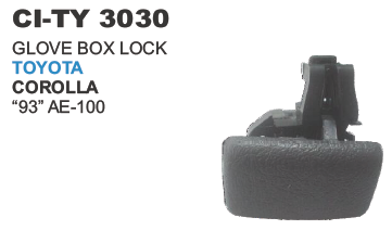 GLOVE BOX LOCK TOYOTA GREY