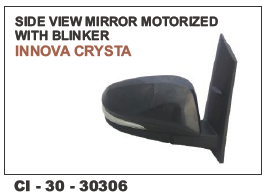 SIDE VIEW MIRROR INNOVA CRYSTA MOTORISED W/BLINKE