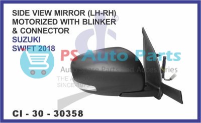 SIDE VIEW MIRROR MOTORIZED W/BLINKER (LH-RH) SUZUKI SWIFT