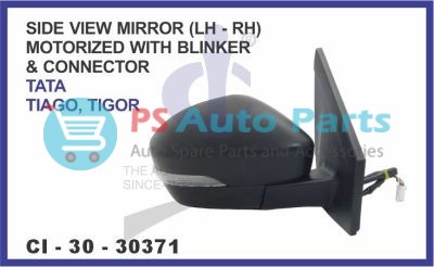 30371.jpeg "SIDE VIEW MIRROR (LH-RH) TATA TIAGO, TIGOR (MOTORIZED WITH BLINKER & CONNECTOR)"
