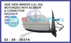 SIDE VIEW MIRROR (LH-RH) ( MOTORIZED WITH BLINKER) SUZUKI WAGON-R 3RD GEN