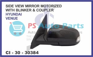 SIDE VIEW MIRROR MOTORIZED WITH BLINKER & COUPLER HYUNDAI VENUE