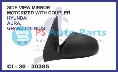 "SIDE VIEW MIRROR MOTORIZED WITH COUPLER HYUNDAI,AURA,GRAND I-10 NIOS"