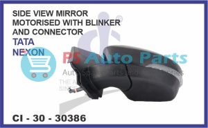 SIDE VIEW MIRROR MOTORISED WITH BLINKER AND CONNECTOR TATA NEXON