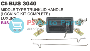 MIDDLE TYPE TRUNKLID HANDLE (LOCKING KIT COMPLETE) LUXURY BUS