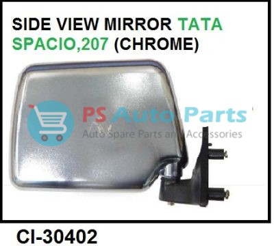 "SIDE VIEW MIRRORS SPACIO, 207DI CHROME"