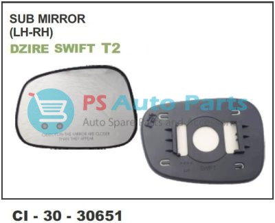 "SUB MIRRORS DZIRE, SWIFT TYPE2"