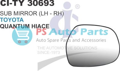 SUB MIRROR TOYOTA QUANTUM HIACE LH/RH