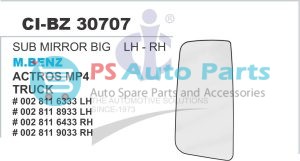 SUB MIRROR (LH-RH) BIG MBENZ ACTROS MP4