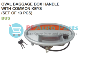 OVAL BAGGAGE BOX HANDLE WITH COMMON KEYS SET OF 13 PCS BUS