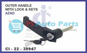 OUTER HANDLE WITH LOCK & KEYS AZAD