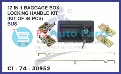 12 IN 1 BAGGAGE BOX LOCKING HANDLE (KIT OF 84 PCS) BUS