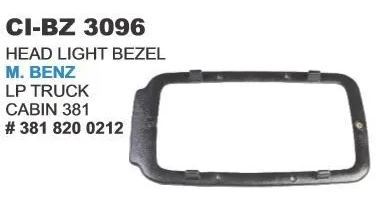 3096.png HEAD LIGHT BEZEL M BENZ LP TRUCK