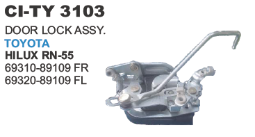 DOOR LOCK ASSY. TOYOTA HILUX RN 55