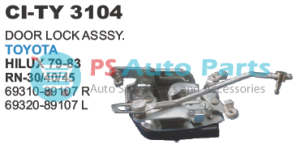 DOOR LATCH TOYOTA HILUX RN 30/40/45
