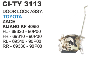 DOOR LOCK ASSY. TOYOTA ZACE KIJANG