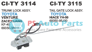 "TRUNKLID LOCK ASSY. VENTURE, KIJANG"