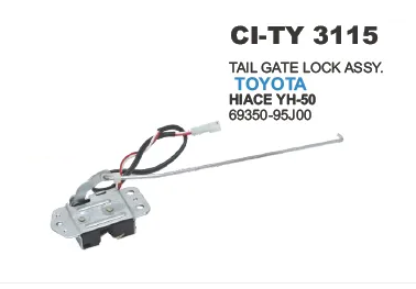 TRUNKLID LOCK ASSY. TOYOTA HIACE