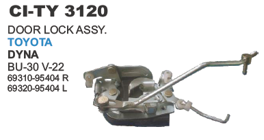 DOOR LATCH TOYOTA DY BU 30